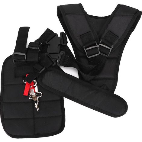 Harnais Double Épaule avec Ceinture Rembourrée pour Taille-Haies et Débroussailleuse (1/5)