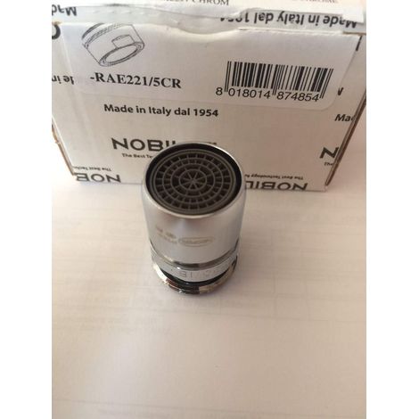 Rompigetto con snodo ricambio Nobili Plus RAE221/5CR Aeratore (1/2)