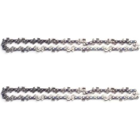 2-teilige Ersatzkette für 6-Zoll-Mini-Kettensäge, 37 Treibglieder, 1/4 Zoll Teilung, 15 cm effektives Schneiden (1/5)
