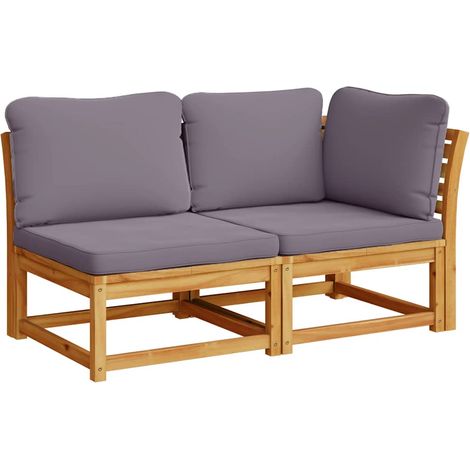 Maison Exclusive - Set de muebles de jardín 2 piezas con cojines (1/5)