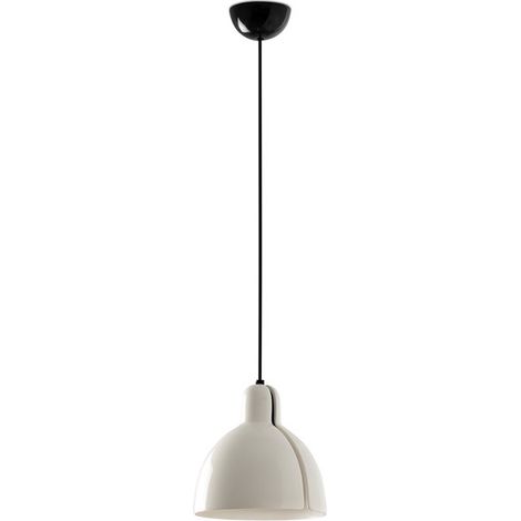 Faro VENICE Lámpara de techo colgante tipo cúpula de 20 cm, color blanco (1/2)