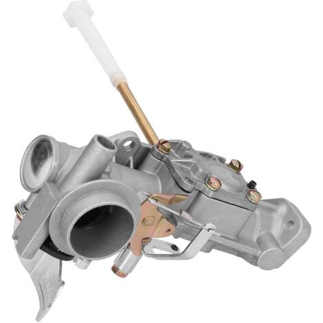 Lawn mower carburetor repair kit – spare part 299437, compatible with 297599 – robust aluminum alloy with seals (1/4)