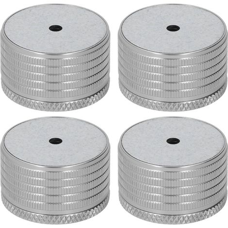 4PCS Pieds de Soutien pour Cadre de Lit et Meuble en Alliage d'Aluminium pour Canapé Table Chaise 23-37mm Réglage de Hauteur Gris Espace (1/5)