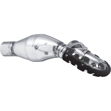 Cache-collecteur d'échappement long Polisport 40 4T noir durable
