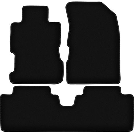 Tappetini BASIC in velluto nero per: Honda Civic VII berlina (2001-2005) (1/5)