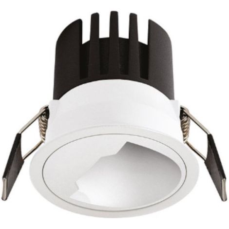 Spot encastré led gea led gfa1720, aluminium blanc, plaque de plâtre