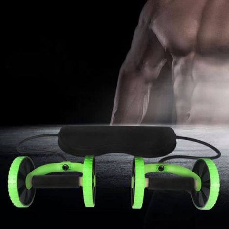 Roue à rouleaux entraîneur de muscle abdominal roue bras taille jambe exercice exercice multifonctionnel gymnase équipement (1/3)