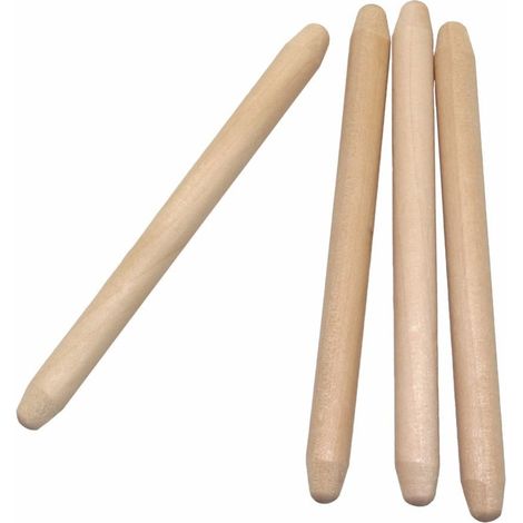 Bâton D'Élevage Pour Abeilles - Bois Naturel Non Traitée - Convient Pour Coupelles En Gelée Et Bols À Cire - Base Plateforme Centrale À Double Extrémité - 1 Pièce (1/5)