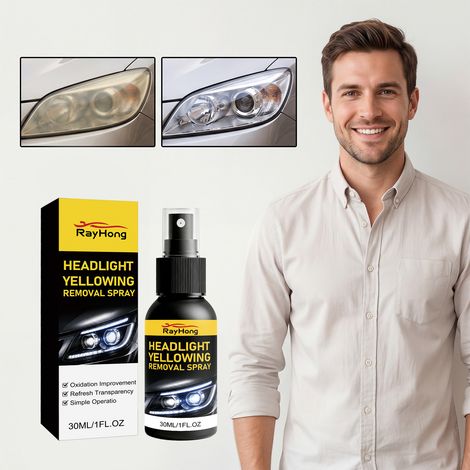 Scheinwerferpflegespray, poliert und restauriert Autoscheinwerfer, hellt die Sicht auf und klärt sie, tägliches Pflegespray – 30 ml -- DTEKGAZ (1/5)