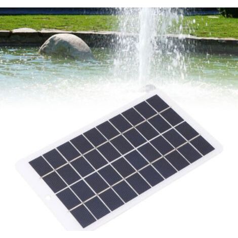 Kit de pompe à eau à panneau solaire 4 W 5 V facile à assembler, pompe à eau portable à énergie solaire pour fontaine à eau pour étang de jardin extérieur,DUBUNS (1/5)