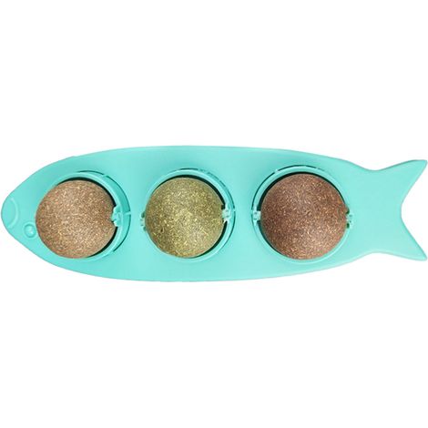 1 unité à l'herbe à chat, naturelle, comestible, avec couvercle transparent, pour hygiène bucco-dentaire et bien-être félin (1/5)