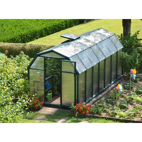 Canopia  Eco Grow Invernadero De Jardín Policarbonato Dople Capa  445X204X198 cm Verde (1/5)