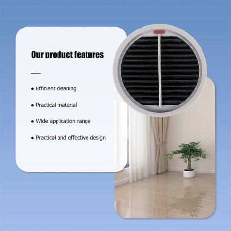 NALOOKAMIC Filtre HEPA lavable pour aspirateur sans fil Xiaomi Roidmi X20 / X30 / X30 / S2 / F8 Storm Pro (1/4)