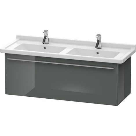 Meuble sous-vasque X-LARGE 468x1200x448mm Gris Doloaveci brillant