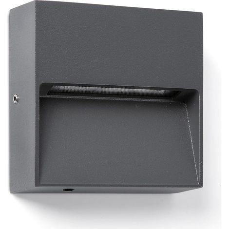 DUNE SQ Applique quadrato grigio scuro 3W 4CCT (1/2)