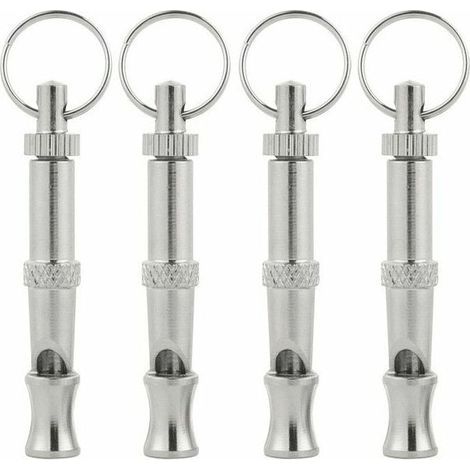 Sifflet à ultrasons pour chien 4 pièces, sifflet à haute fréquence pour chien, sifflet à ultrasons réglable pour dresser, aboyer, s'asseoir et rappeler des chiens (1/5)