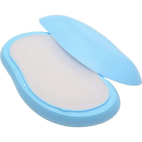 Épilateur portable pour femmes, réutilisable et indolore, pour une épilation facile des jambes, des bras et du dos (bleu). (1/5)