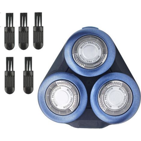 1 paquet Tête de rechange compatible avec les rasoirs électriques Philips série 5000 S5079 S5079 S5082 S5050. têtes de rasage accessoires (Livré avec 5 petites brosses) (1/4)