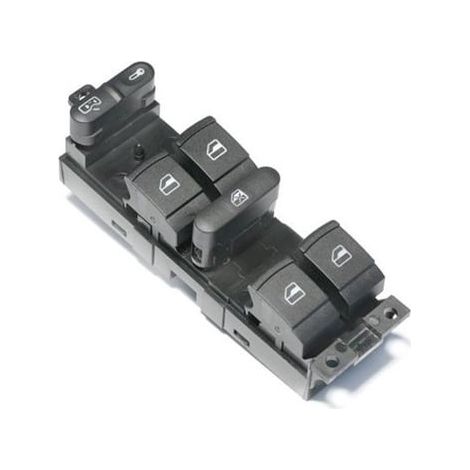 Interrupteur de lève-vitre noir pour VW Golf 4 Bora Leon Toledo Passat 3B 3BG (1/2)