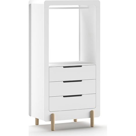 Armoire 3 tiroirs Vipack Smile Blanc (1/4)