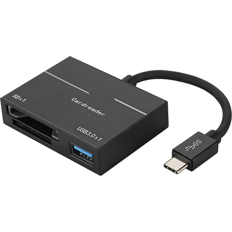 Lecteur de cartes mémoire XQD USB-C haute vitesse, adaptateur convertisseur USB 3.0 (1/5)