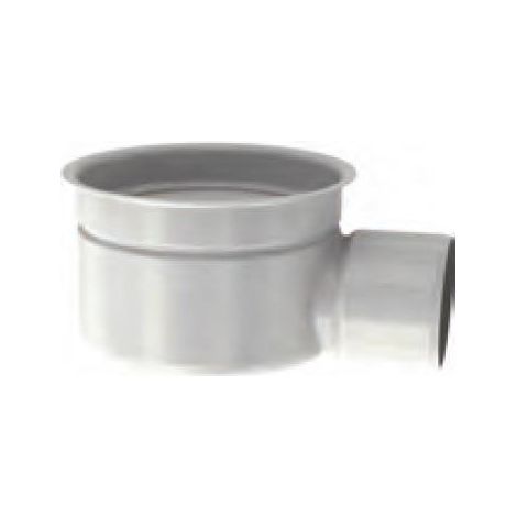 Siphon de sol 218, bord de retenue horizontal DN 100 avec GV, entretoise, FHD, 1.4301