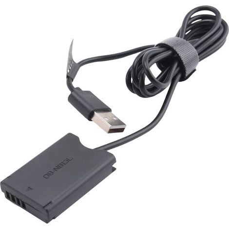 Batería ficticia NB-13L con adaptador de corriente USB-A para G7X2 G7X3 G5X2 G9X2 G1X3 G5X G9X SX620 SX720 SX730 HS (1/4)