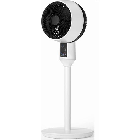 Refroidir Ventilateur piédestal Silencieux avec télécommande et Affichage à LED 3 Vitesses de Large Ventilateur de Plancher oscillant de 7,5H pour la Maison et Le Bureau Portable (Taille : 85cm)