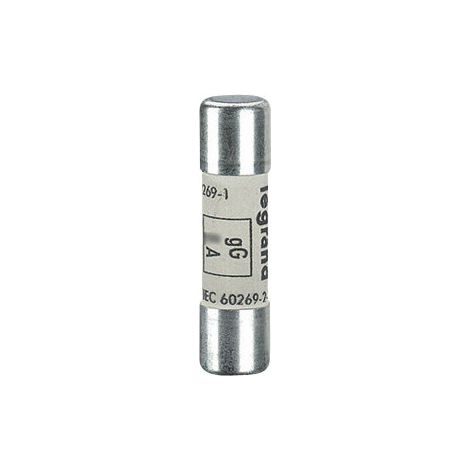 Cartouche industrielle cylindrique Legrand 10x38mm sans voyant 6A