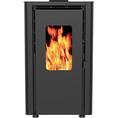 6,1 kw schwarzer holzpelletofen - Supra - ORPHEE 6 NOIR
