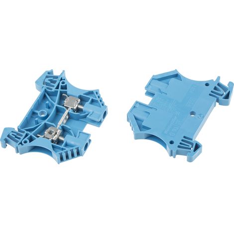 Bloc de jonction de traversée Weidmuller WDU, 4mm², A visser, Bleu ( Prix pour Paquet de 10 )