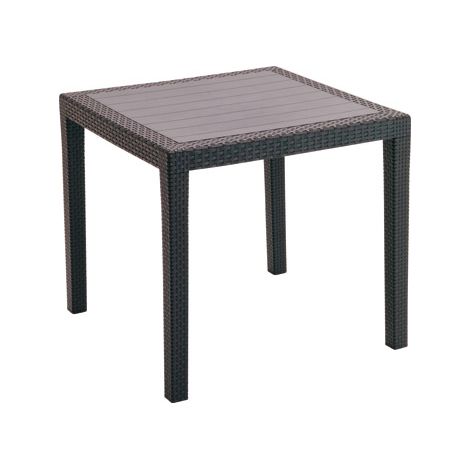 MESA RESINA KING 79x79 CM ANTRACITA