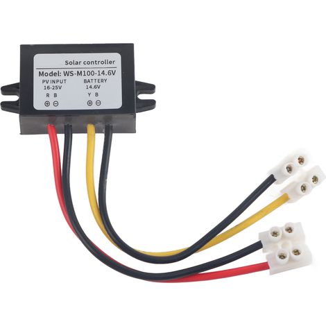 Régulateur Solaire MPPT 100W avec Panneau de Contrôle Protecteur et Chargeur de Batterie WS-M100-14.6V (1/5)