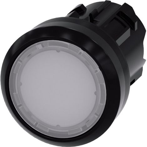 Siemens 3SU10010AB600AA0 3SU1001-0AB60-0AA0 Leuchtdrucktaster Betätiger flach, Frontring Kunststoff (1/3)