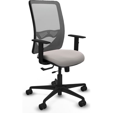 Silla ergonómica piqueras y crespo Zulema negro espuma cómoda (1/2)