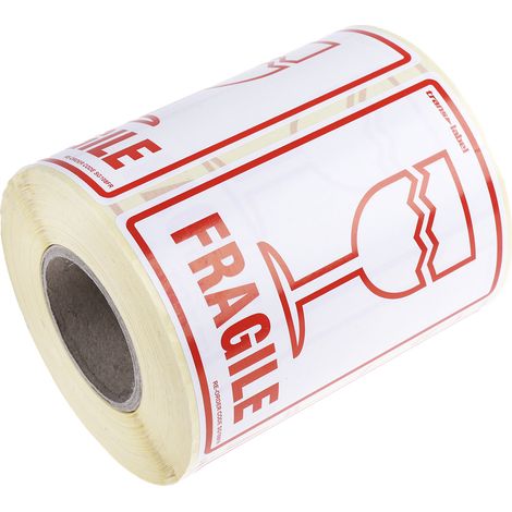 Étiquette de sécurité, "Fragile" 108mm ( Prix pour 1 )