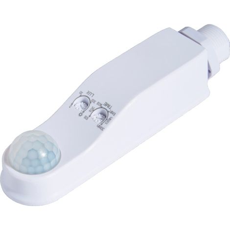 Litecraft Luton 180° PIR Sensor Infrared Batten Mount Outdoor Fitting - White