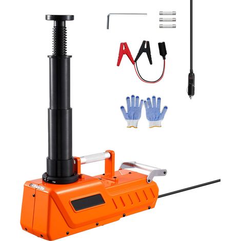 Cric hydraulique électrique 12V 15 tonnes, capacité 33000 lbs, réglable, avec LED, portable pour voiture, SUV, camion. (1/5)