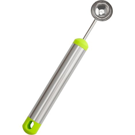 Cuillère À Fruits En Acier Inoxydable - Cuillère À Pastèque Et Boules De Fruits - Usage Cuisine Maison - 1 Pièce (1/3)