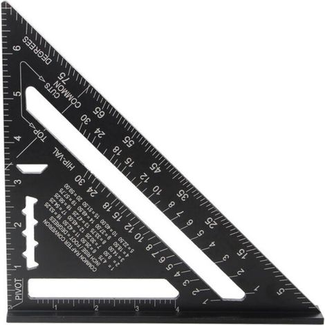 Metric system MULTI FONCTIONS 180 mm Metal Aluminium Regle Équerre Trusquin Guide Raporteur Angle 45 90 Degres/Outils de menuisier/Outil de traçage Guide de menuiserie en bois (1/4)