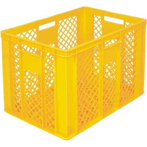 Bac Ajouré 600 x 400 x 410 mm Jaune - Matériel CHR Pro