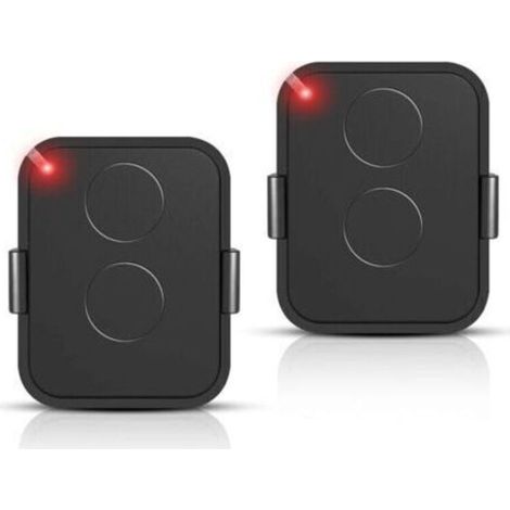 2 télécommandes garage compatible Nice Era ONE2/ON2E/ON4E/ON1E 433,92 MHz, rolling code, 2 canaux (lot) (1/5)