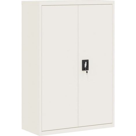 Armario archivador de acero blanco 90x40x140 cm vidaXL