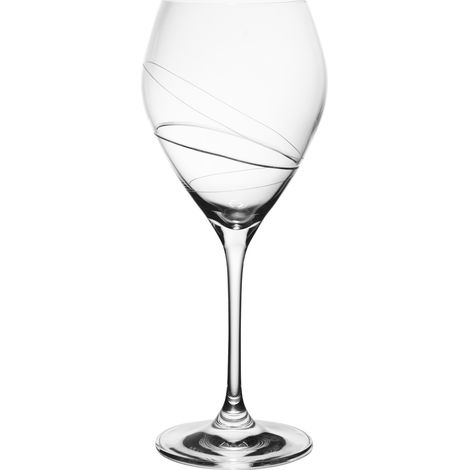 Rona - Verre à eau Silhouette 39 cl en verre taillé (lot de 6)