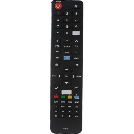 Télécommande RC320 pour Smart TV Fanco Atvio RC320 pour Smart TV Netflix Home (1/4)