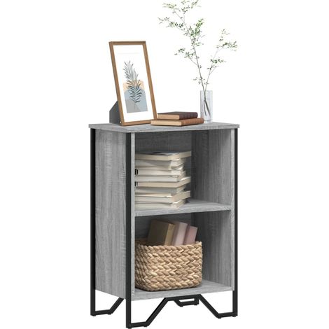 Bücherregal Grau Sonoma 50x31x74,5 cm Holzwerkstoff