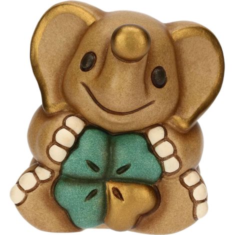 Mini éléphant Elly Porte-Bonheur céramique Collection Animaux 5,1 x 4,6 x 5,5 cm (1/5)