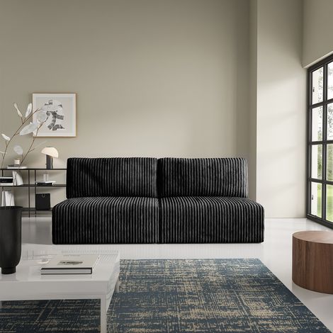 3-Sitzer-Sofa mit Bettkasten Angela Schwarz