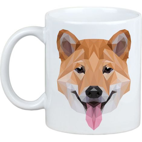 Tazza Shiba Inu con foto e scritta cane geometrico Art-Dog (1/5)