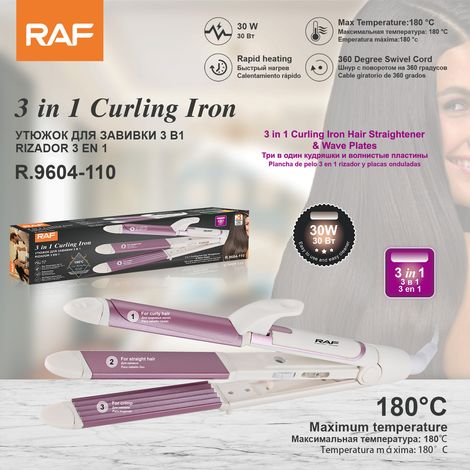 Lisseur à cheveux portable à chauffage direct, conforme aux normes européennes, idéal pour la maison et les dortoirs. Multifonctionnel et volumisant. (1/5)